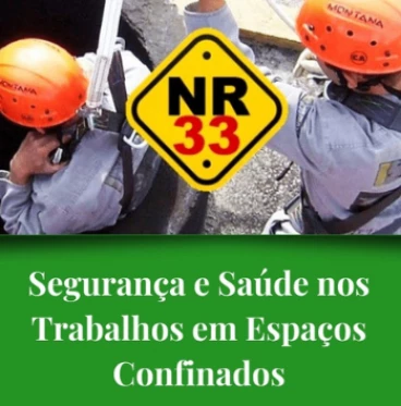 Imagem Treinamento NR-33 - Segurança e Saúde nos Trabalhos em Espaços Confinados